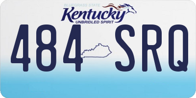 KY license plate 484SRQ