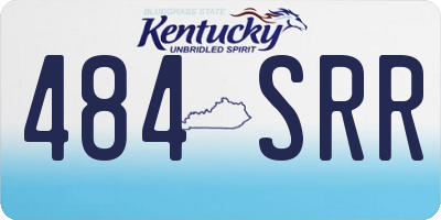 KY license plate 484SRR