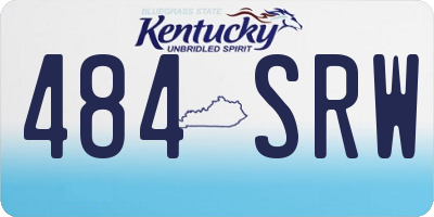KY license plate 484SRW