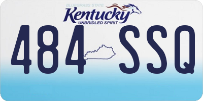 KY license plate 484SSQ