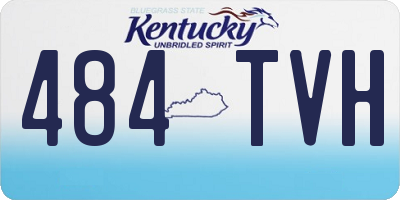 KY license plate 484TVH