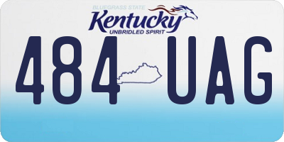 KY license plate 484UAG