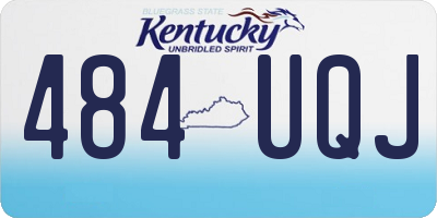 KY license plate 484UQJ