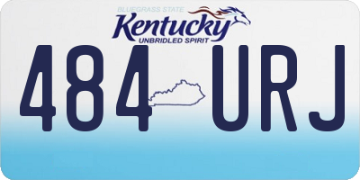 KY license plate 484URJ
