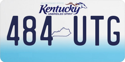 KY license plate 484UTG