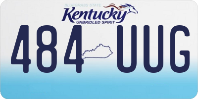 KY license plate 484UUG
