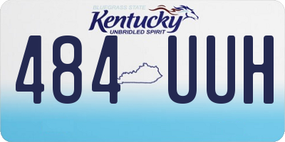 KY license plate 484UUH