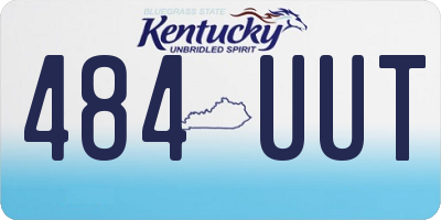 KY license plate 484UUT