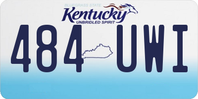 KY license plate 484UWI