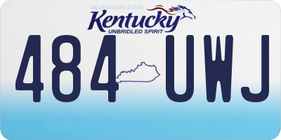 KY license plate 484UWJ