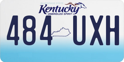 KY license plate 484UXH