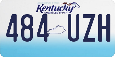 KY license plate 484UZH