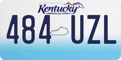 KY license plate 484UZL