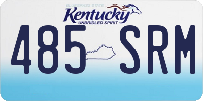 KY license plate 485SRM