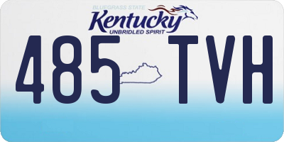 KY license plate 485TVH