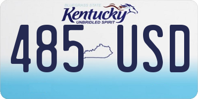 KY license plate 485USD