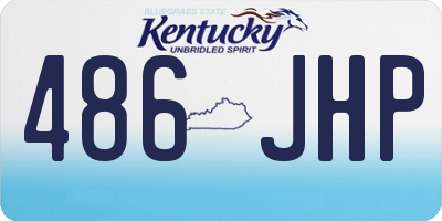 KY license plate 486JHP