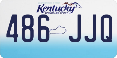 KY license plate 486JJQ