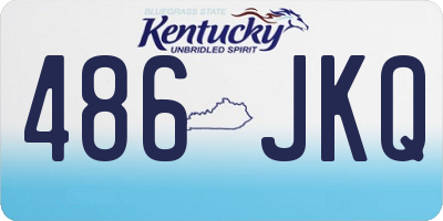 KY license plate 486JKQ