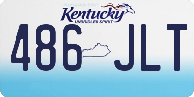 KY license plate 486JLT