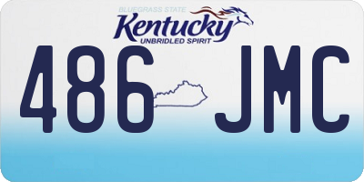 KY license plate 486JMC