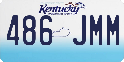 KY license plate 486JMM