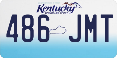 KY license plate 486JMT