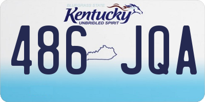 KY license plate 486JQA