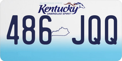 KY license plate 486JQQ