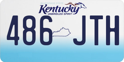 KY license plate 486JTH