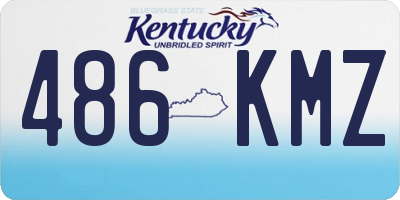 KY license plate 486KMZ