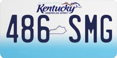KY license plate 486SMG