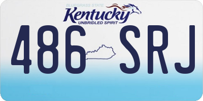 KY license plate 486SRJ