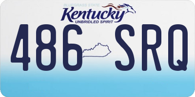 KY license plate 486SRQ