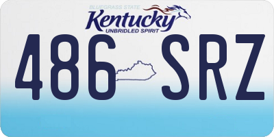 KY license plate 486SRZ