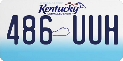KY license plate 486UUH