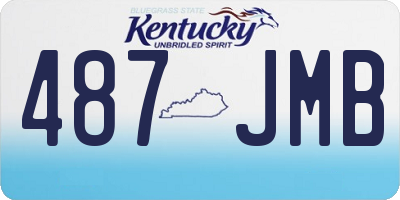KY license plate 487JMB