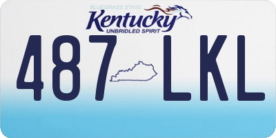 KY license plate 487LKL