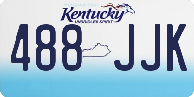 KY license plate 488JJK