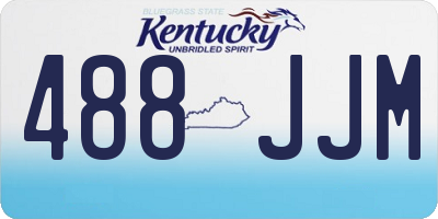 KY license plate 488JJM