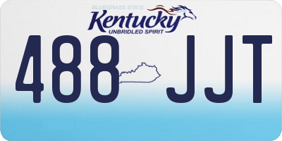 KY license plate 488JJT