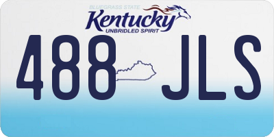 KY license plate 488JLS