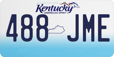KY license plate 488JME