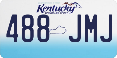 KY license plate 488JMJ
