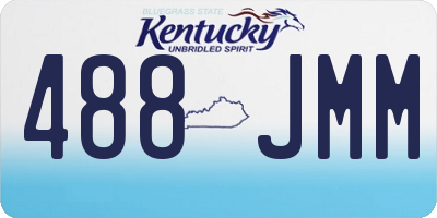 KY license plate 488JMM