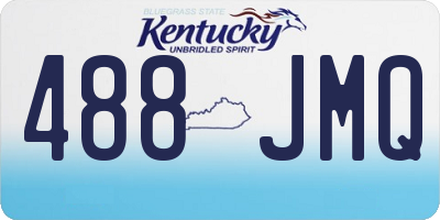 KY license plate 488JMQ