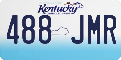 KY license plate 488JMR