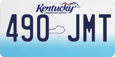 KY license plate 490JMT