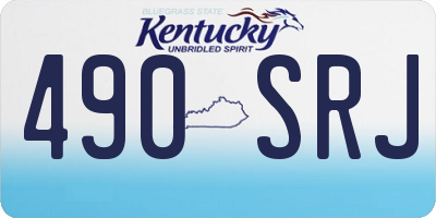 KY license plate 490SRJ