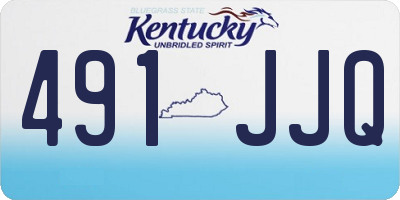 KY license plate 491JJQ